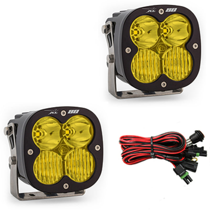 BAJA DESIGNS XL80 Series Driving Combo Pattern Pair LED Light Pods - Amber