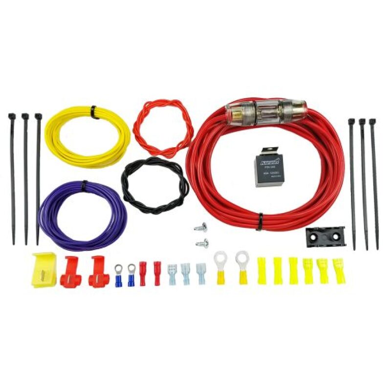 KLEINN 10 Gauge Compressor Wiring Kit/ 40A Relay/ 26 ft w/ AGU Fuse Holder