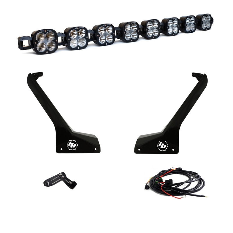 BAJA DESIGNS Jeep JL/JT Roof Bar LED Light Kit 8 XL Linkable