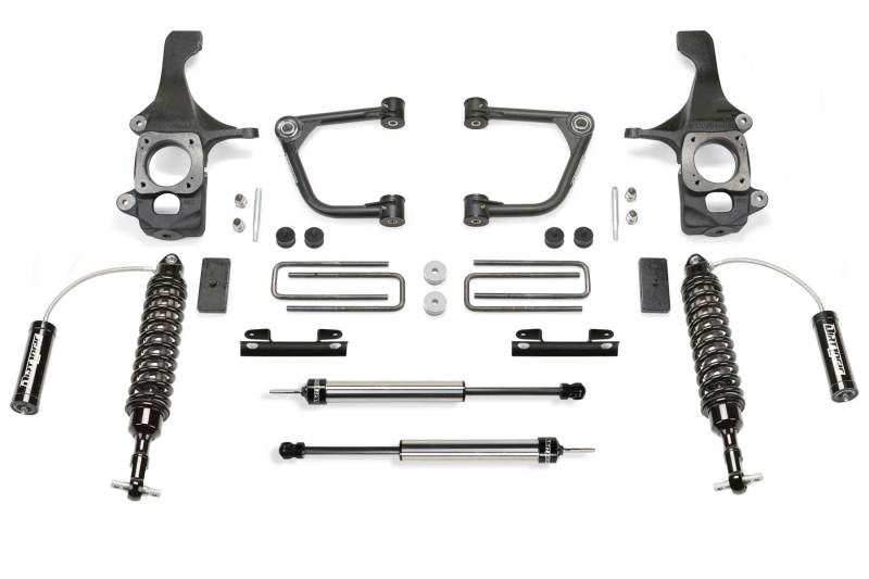 FABTECH 16-21 Toyota Tundra 2WD/4WD 4in UCA Kit w/Uniballs & Dlss 2.5C/O Resi & Rr Dlss