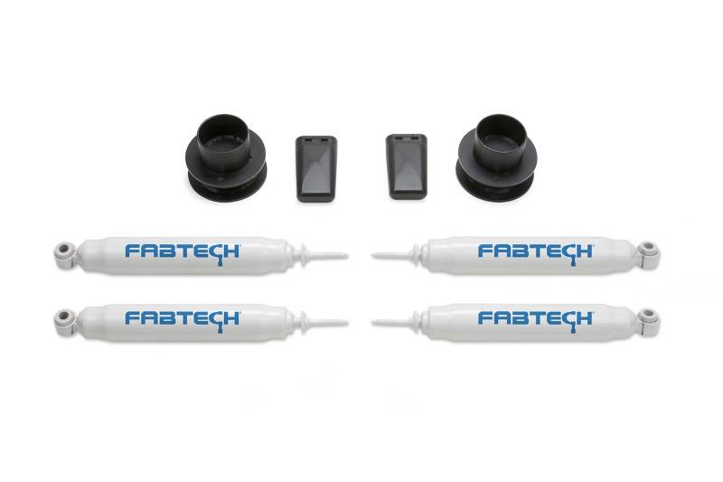 FABTECH 14-18 Ram 2500 4WD 2.5in Coil Spcr Kit w/Perf Shks