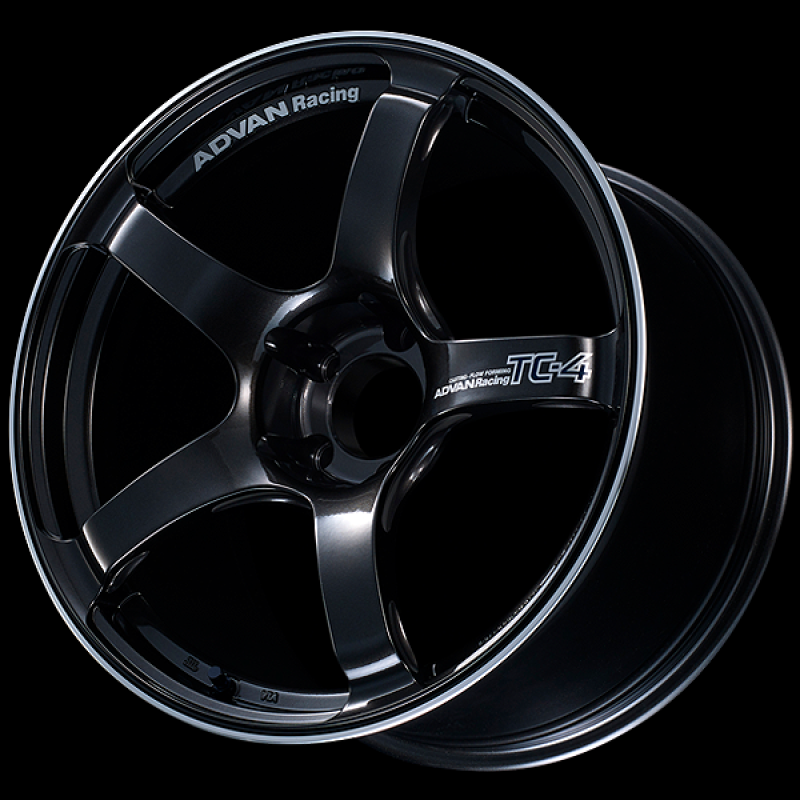 ADVAN TC4 18x10 +32mm 5x112 Racing Black Gunmetallic and Ring Wheel