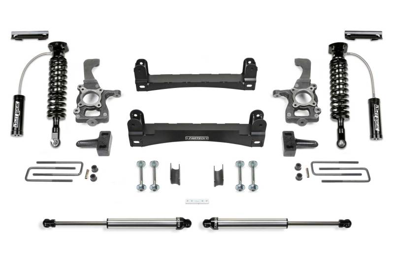 FABTECH 15-20 Ford F150 2WD 4in Perf Sys w/2.5 Resi & 2.25