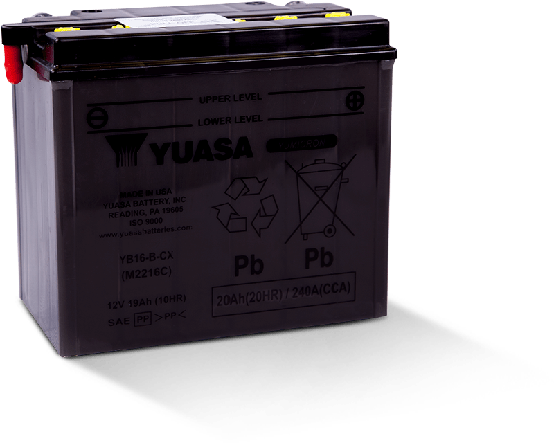 YUASA YB16-B-CX Yumicron CX 12 Volt Battery