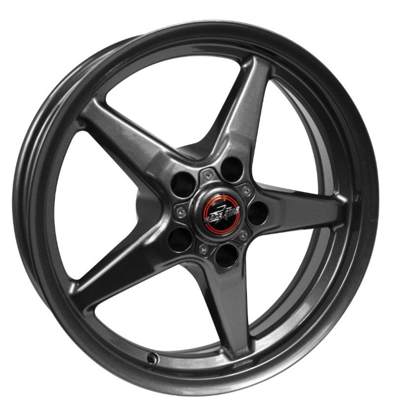 RACE STAR 92 Drag Star Bracket Racer 17x10.5 5x120 B.C./ 7 B.S. Metallic Gray Wheel