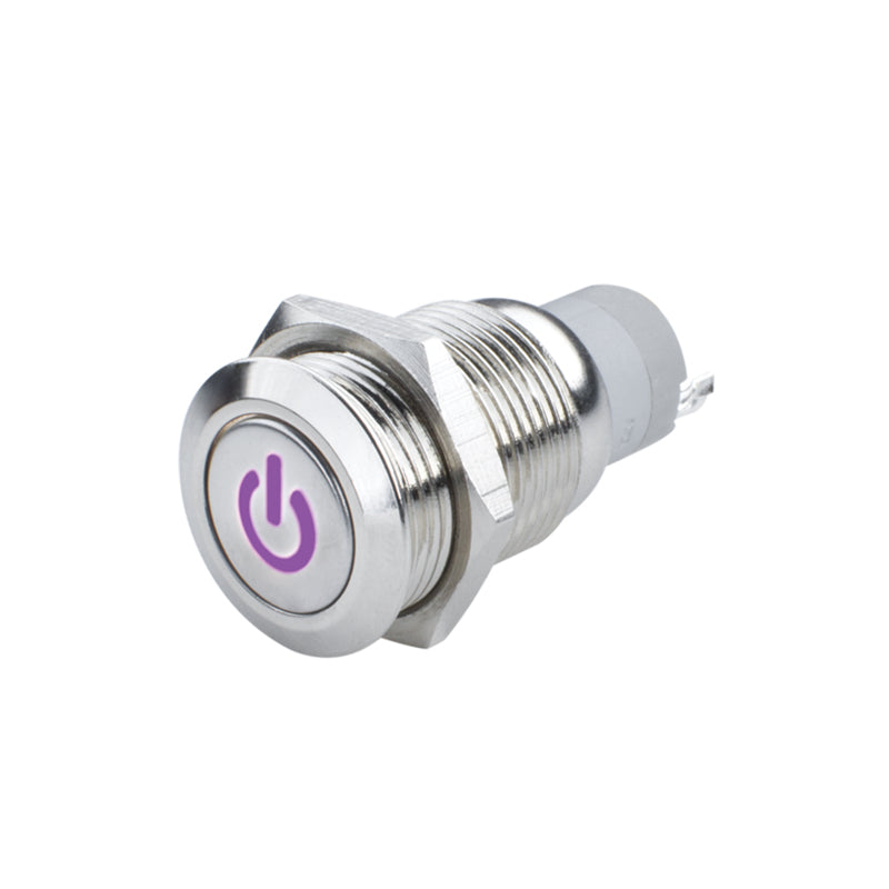 ORACLE Power Symbol On/Off Flush Mount LED Switch - UV/Purple SEE WARRANTY