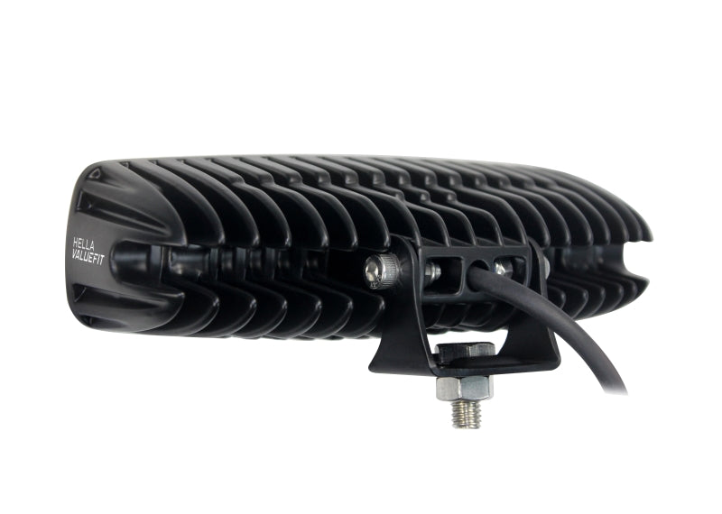 HELLA Value Fit Mini 6in LED Light Bar - Flood Beam Pedestal