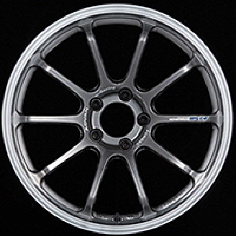 ADVAN RS-DF Progressive 18x8.0 +44 5-114.3 Machining & Racing Hyper Black Wheel