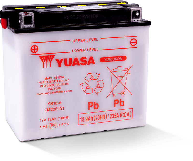 YUASA YB18-A Yumicron CX 12 Volt Battery