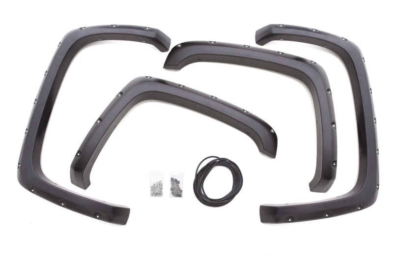 LUND 07-13 Chevy Silverado 1500 RX-Rivet Textured Elite Series Fender Flares - Black (4 Pc.)