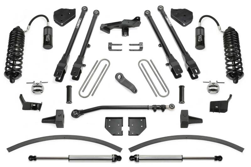 FABTECH 17-21 Ford F250/F350 4WD Diesel 8in 4Link Sys w/4.0 & 2.25