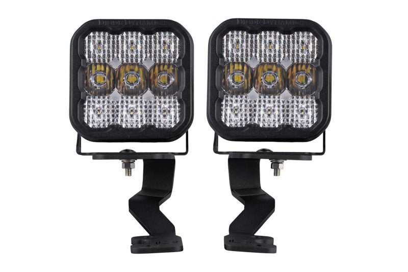 DIODE DYNAMICS 2022 Toyota Tundra SS5 Pro Stage Series Ditch Light Kit - White Combo