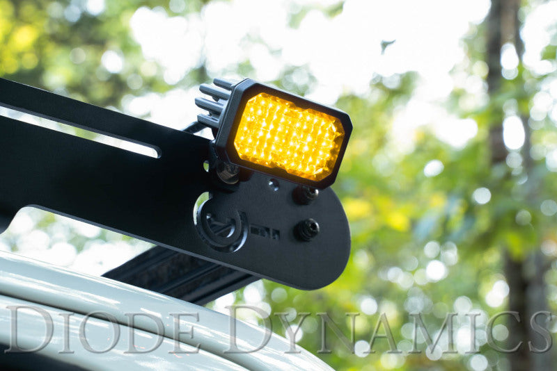 DIODE DYNAMICS Stage Series 2 In LED Pod Sport - Yellow Flood Standard ABL (Pair)