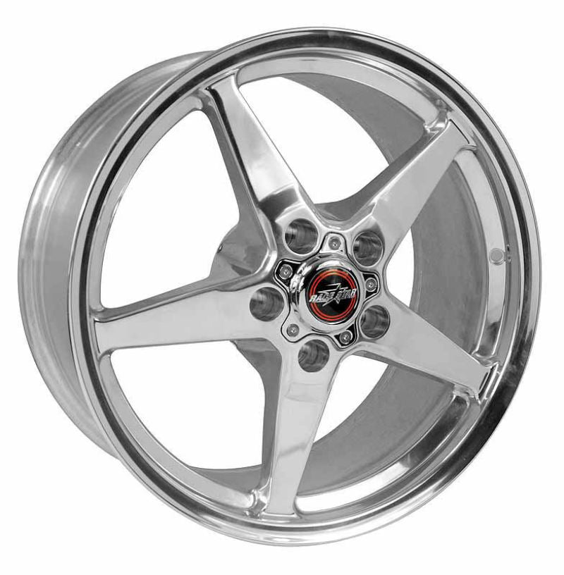 RACE STAR 92 Drag Star 18x8.50 5x4.75bc 6.75bs Direct Drill Polished Wheel