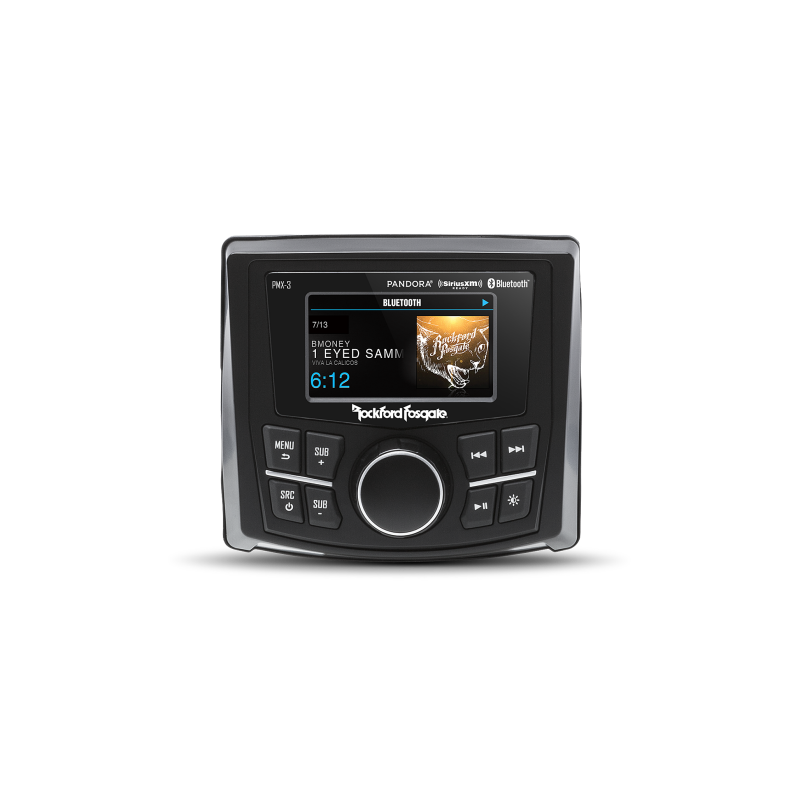 ROCKFORD FOSGATE Compact Digital Media Receiver w/ 2.7in. Display