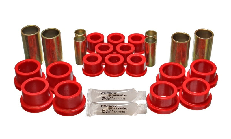 ENERGY SUSPENSION 70-78 Nissan 240Z/260Z/280Z Red Rear Control Arm Bushing Set