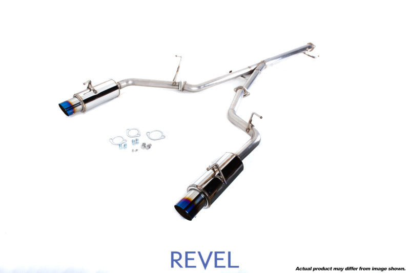 REVEL Medallion Touring-S Catback Exhaust - Dual Muffler/ Blue Tip 90-99 Mitsubishi 3000GT VR4