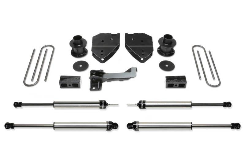 FABTECH 17-21 Ford F250/F350 4WD 4in Budget Sys w/Dlss Shks