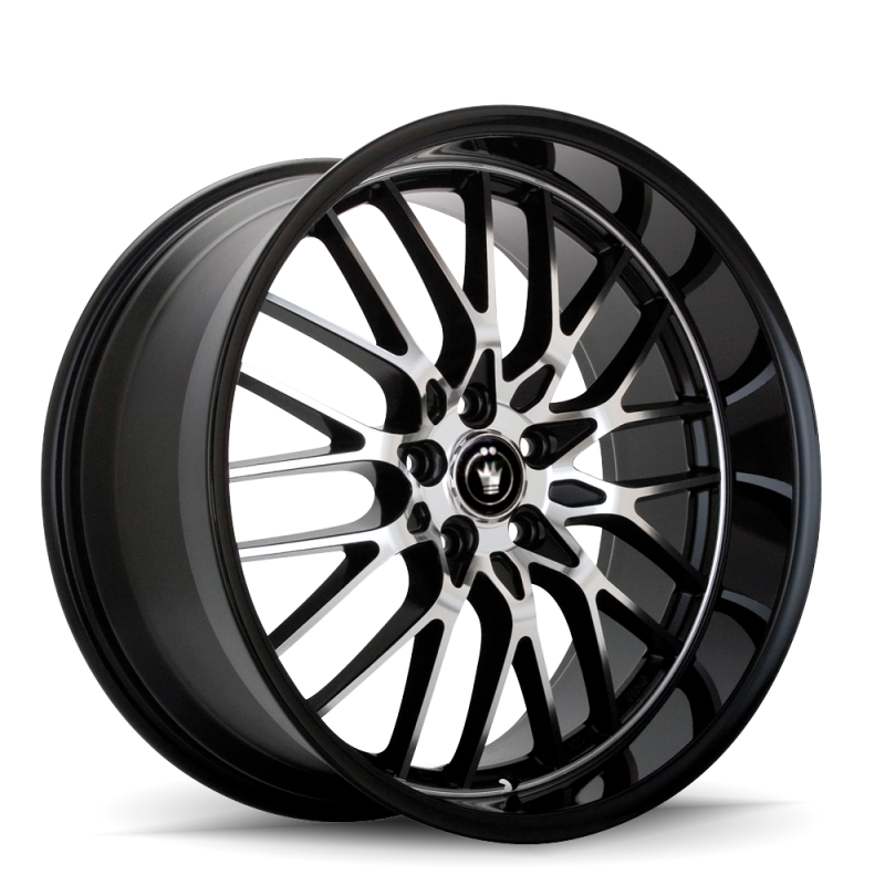 KONIG Lace 15x6.5 8x100/108 ET40 Black/Machine Spoke