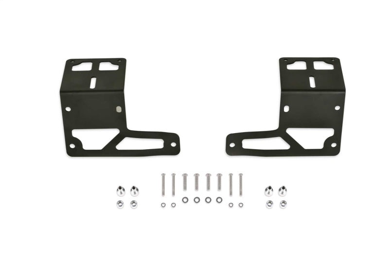 FABTECH 18-21 Jeep JL/JT Light Bracket Kit (Non-Adjustable)