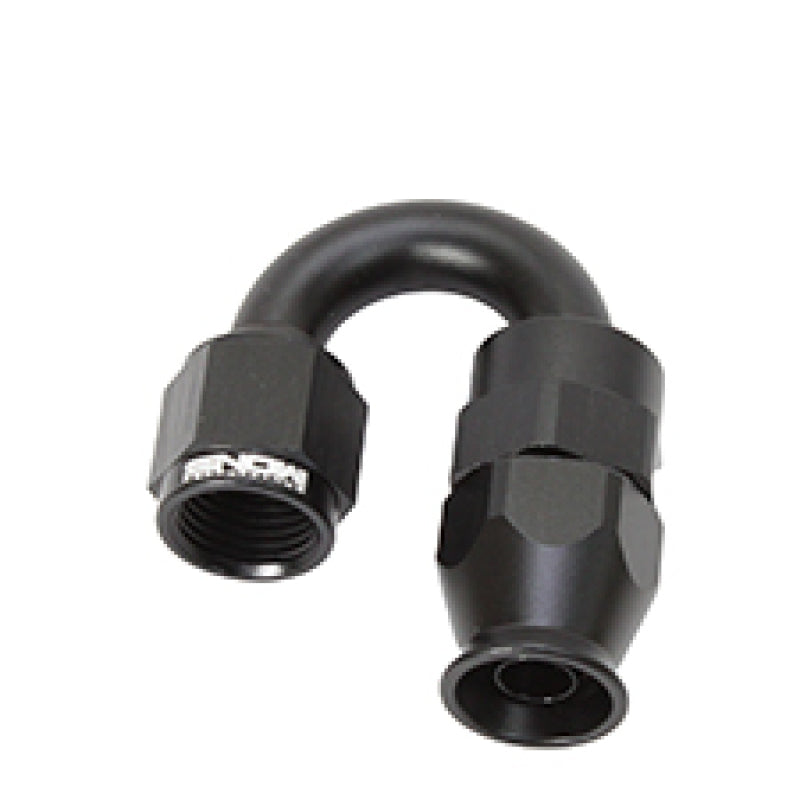 Snow -6AN 180 Degree PTFE Hose End (Black)