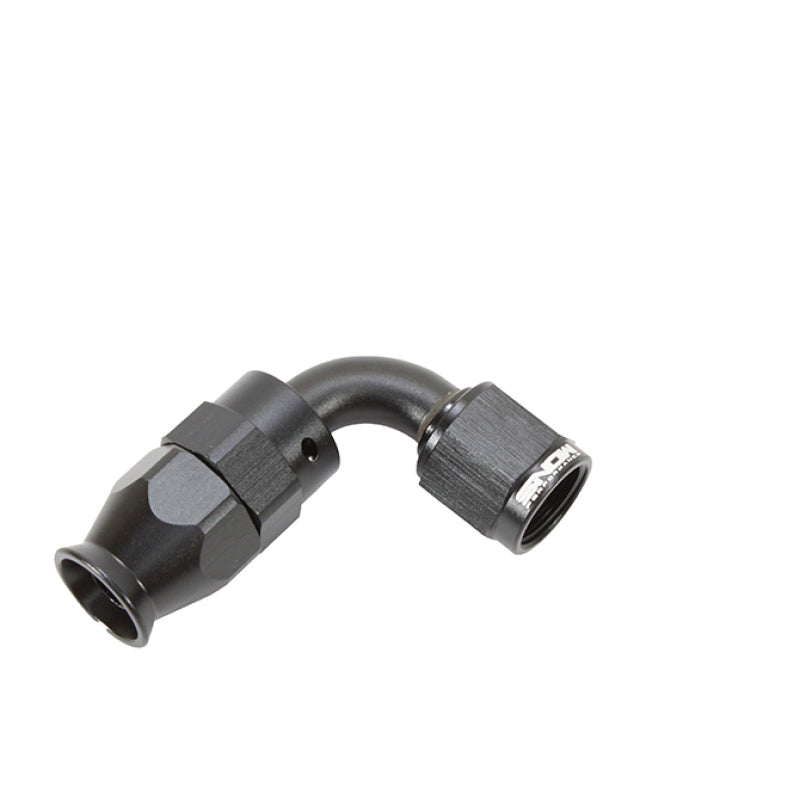 Snow -6AN 90 Degree PTFE Hose End (Black)