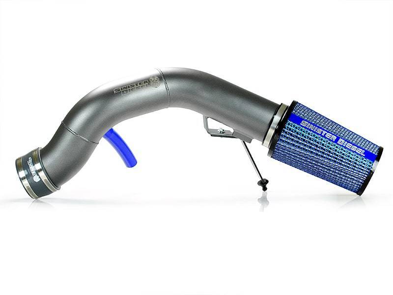 SINISTER DIESEL 03-07 Ford 6.0L Powerstroke Cold Air Intake - Gray