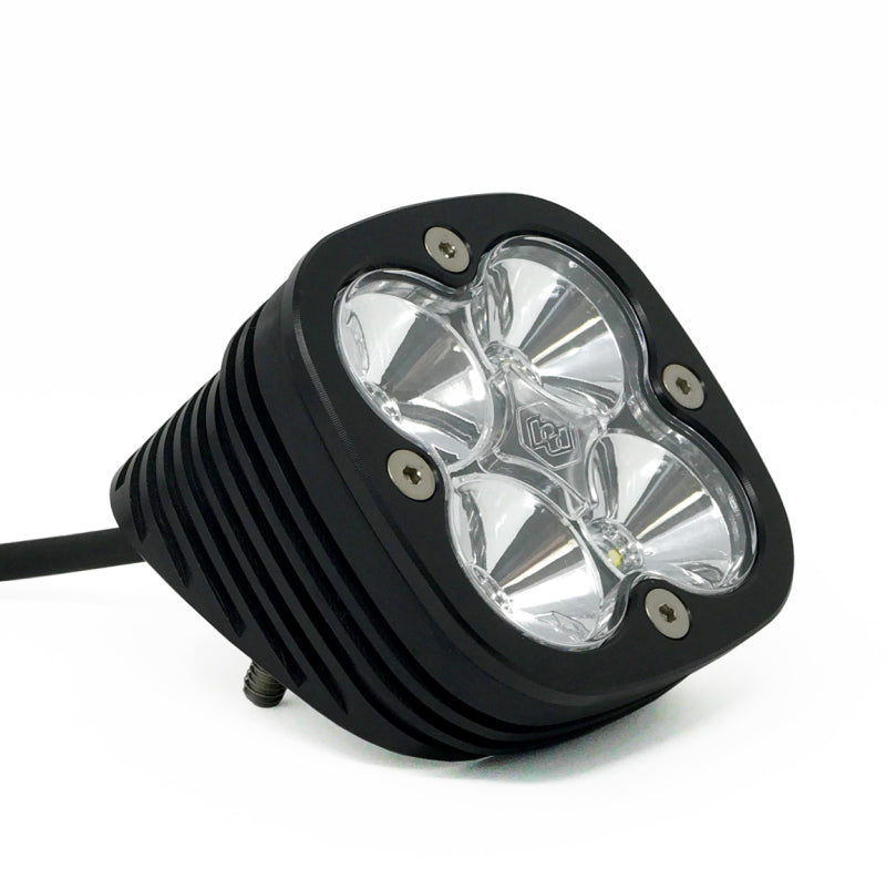 BAJA DESIGNS Squadron Pro Series Black Flush Mount Work/Scene Pattern LED Light Pod - Clear