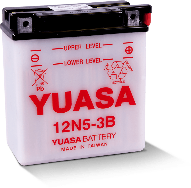 YUASA 12N5-3B Conventional 12 Volt Battery