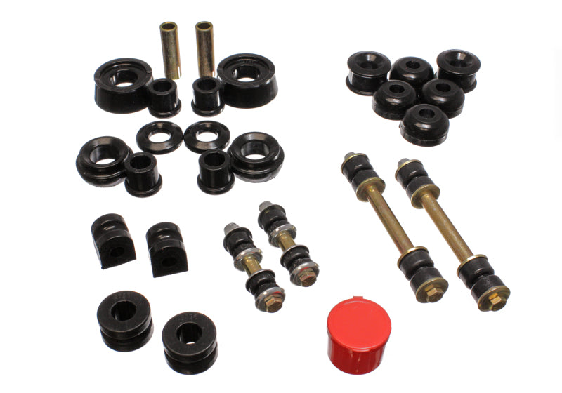 ENERGY SUSPENSION 00-05 Dodge Neon FWD Black Hyper-flex Master Bushing Set