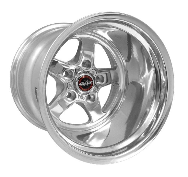 RACE STAR 92 Drag Star 15x14.00 5x4.75bc 4.00bs Direct Drill Polished Wheel