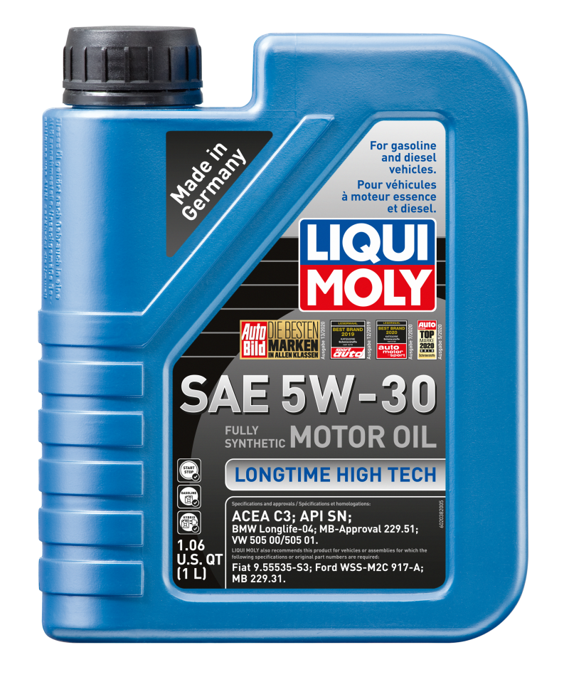 LIQUI MOLY 1L Longtime High Tech Motor Oil SAE 5W30 - CASE OF 6