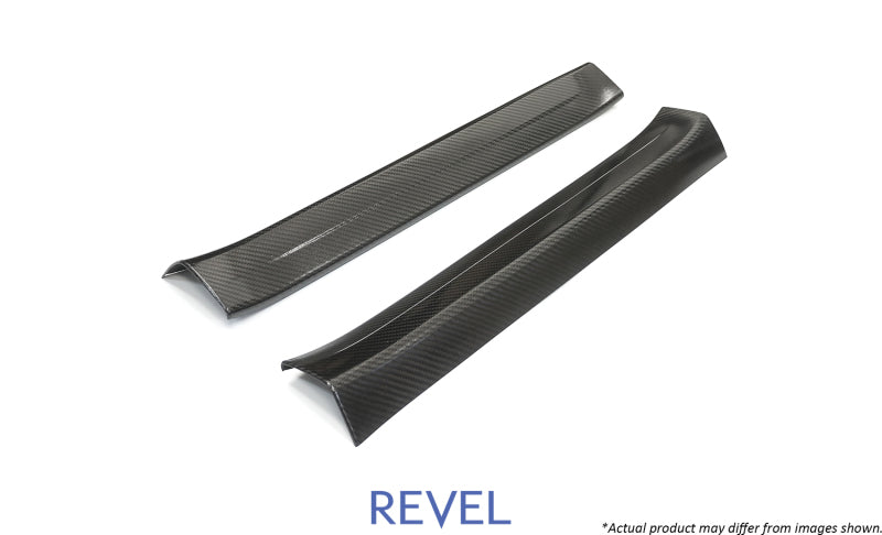 REVEL GT Dry Carbon Door Sill Covers (Left & Right) 14-17 Mazda Mazda3 - 2 Pieces