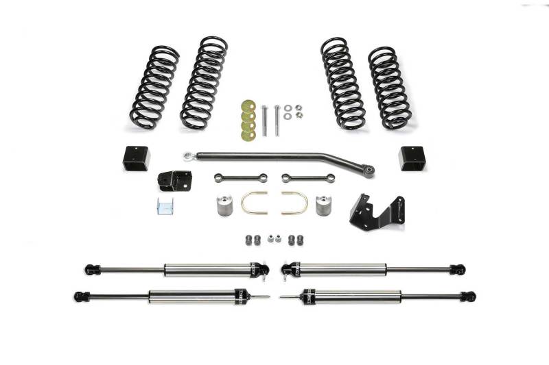 FABTECH 07-18 Jeep JK 4-Door 3in Sport Ii System w/Dlss Shks