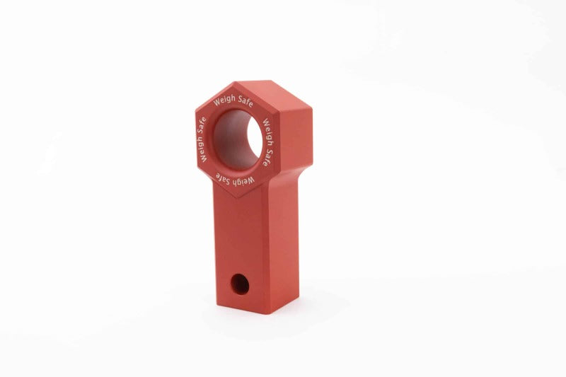 WEIGH SAFE Towing Recovery - Cerakote Aluminum Soft Shackle Hitch Ring - Red