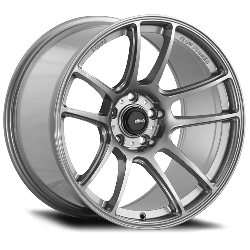 KONIG Heliogram 17X9 5X114.3 ET38 Titanium Metallic Knurled Bead Flow Formed