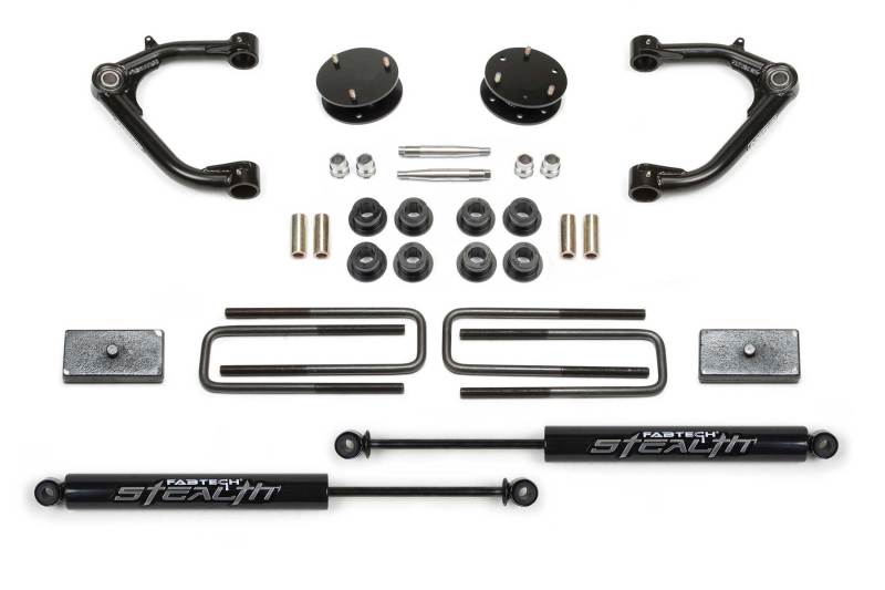 FABTECH 19-21 GM C/K1500 P/U 3in Uniball UCA Sys w/Stealth