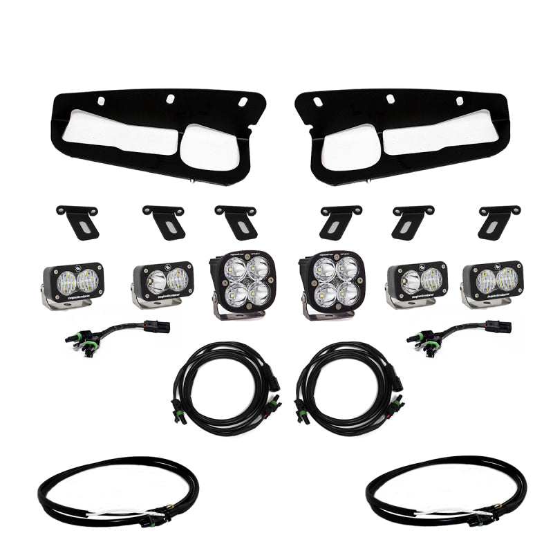 BAJA DESIGNS 2021+ Ford Bronco Fog Pocket Kit 21-Up Sportsmen w/Upfitter