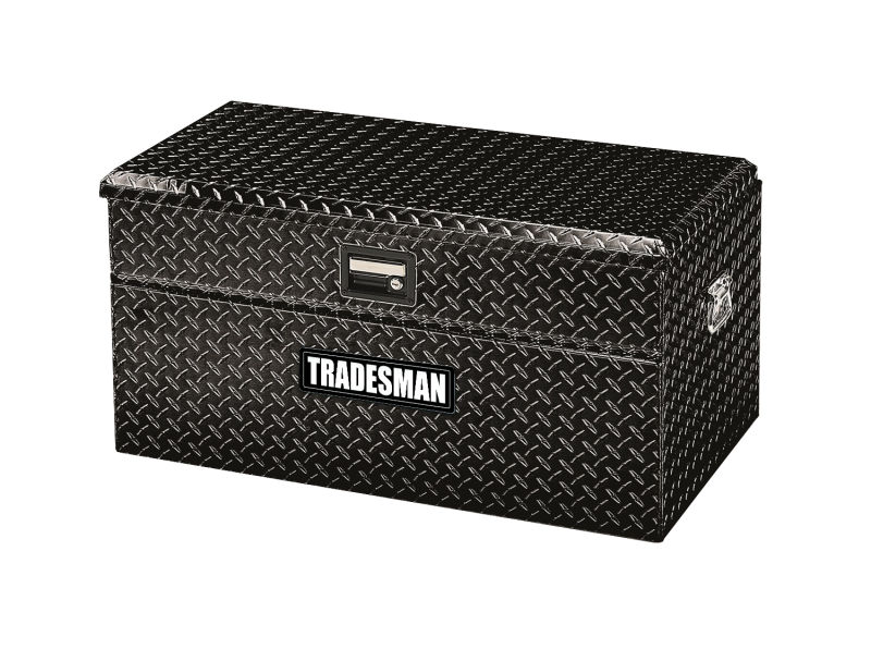 TRADESMAN Aluminum Flush Mount Truck Tool Box (40in.) - Black