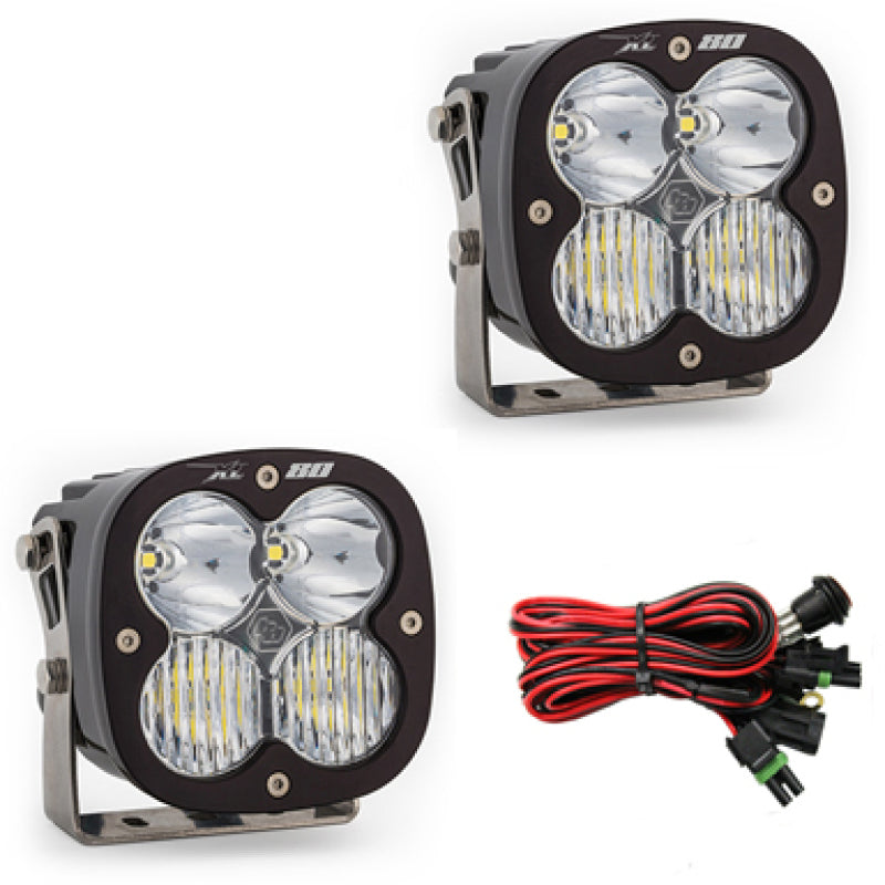 BAJA DESIGNS XL80 Series Driving Combo Pattern Pair LED Light Pods