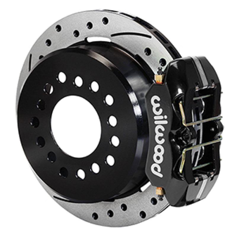 WILWOOD Dynapro 12 Bolt Low-Pro Rear Kit w/ E-Brake 11in Drilled & slotted / 2.75-2.81in off - Black