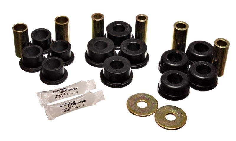 ENERGY SUSPENSION 92-95 Toyota MR2 Black Rear Control Arm Bushing Set (includes Strut Bushings)