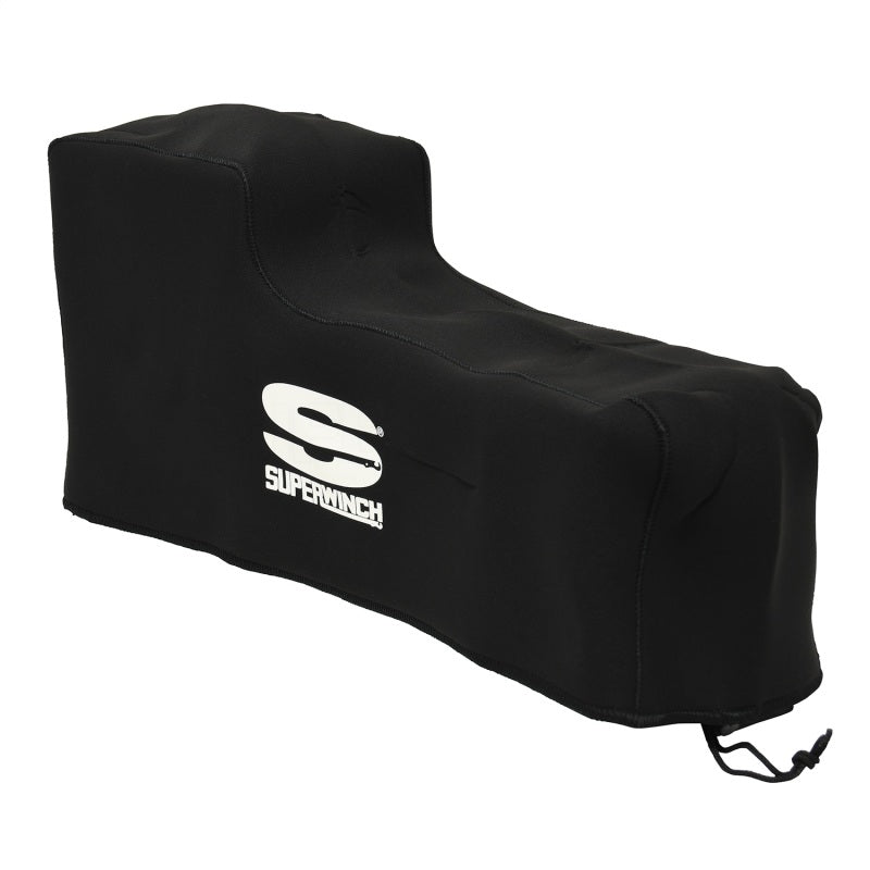 SUPERWINCH Winch Cover for 9500/11500 and S5500/75/ Tiger Shark Winches - Blk Neoprene