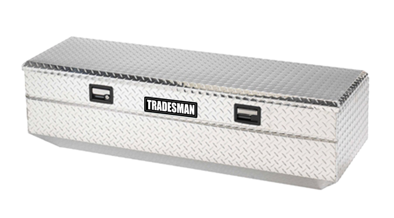 TRADESMAN Aluminum Flush Mount Truck Tool Box (60in.) - Brite