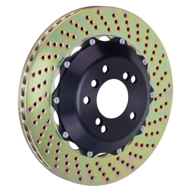 BREMBO 03-10 Viper SRT-10 Rear 2-Piece Discs 355x32 2pc Rotor Drilled