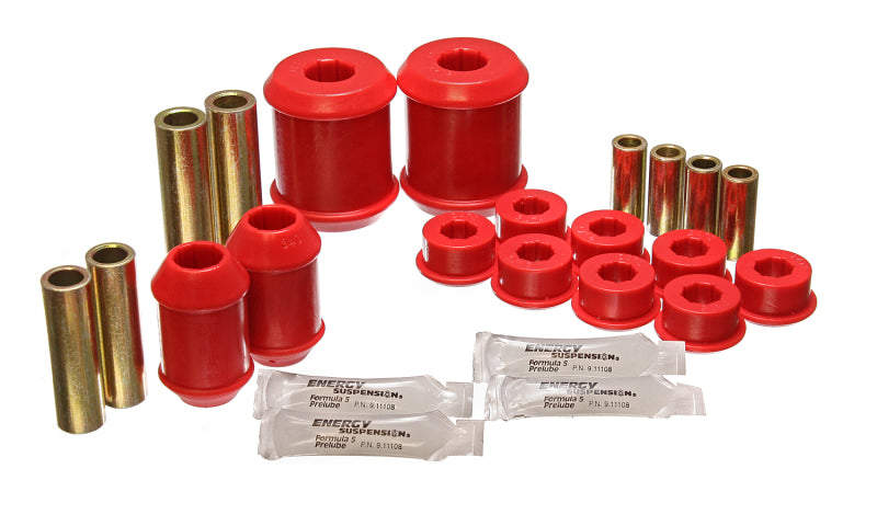 ENERGY SUSPENSION 00-04 Mitsubishi Eclipse FWD Red Rear Control Arm Bushing Set