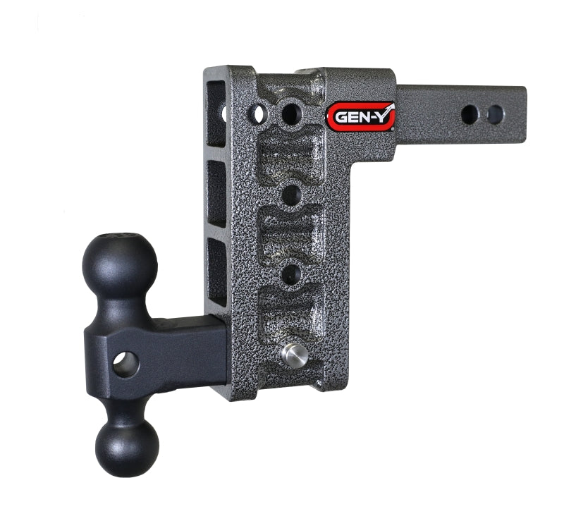 Gen-Y Mega Duty 2in Shank 7.5in Drop 1500lb TW 10K Hitch w/GH-031 Dual-Ball