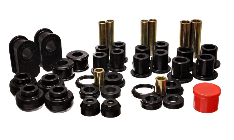 ENERGY SUSPENSION 92-06 Ford E-250/E-350 Van 2WD Black Hyper-flex Master Bushing Set