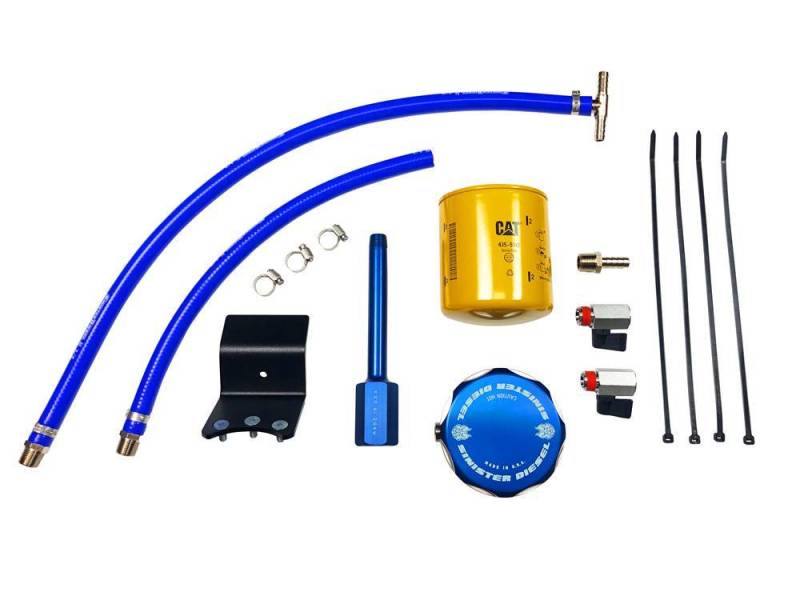 SINISTER DIESEL 11-16 Ford Powerstroke 6.7L (Engine Mount) Coolant Filtration System