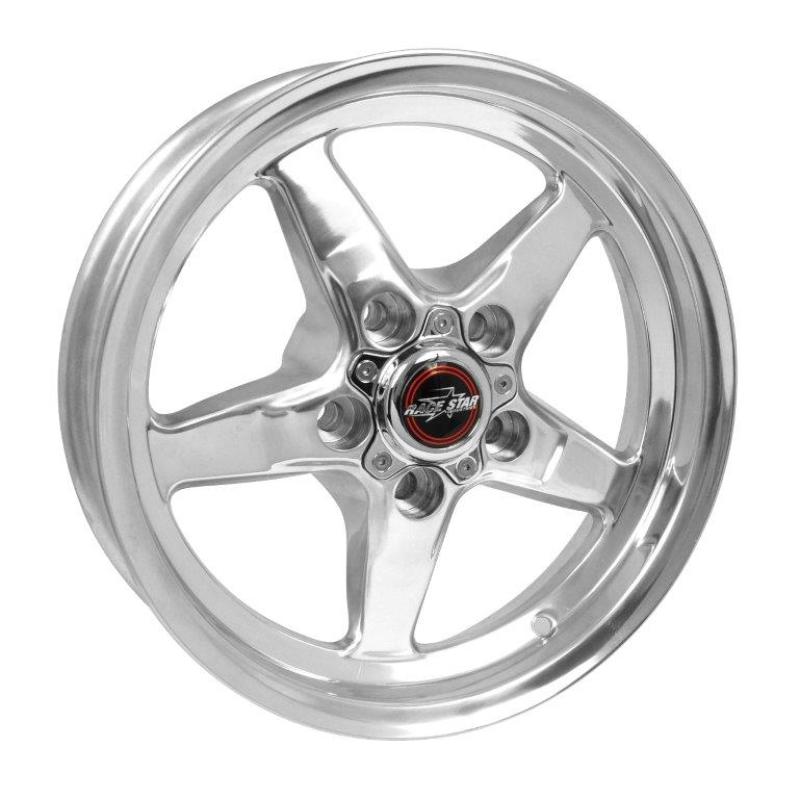 RACE STAR 92 Drag Star 15x3.75 5x4.50bc 1.25bs Direct Drill Polished Wheel